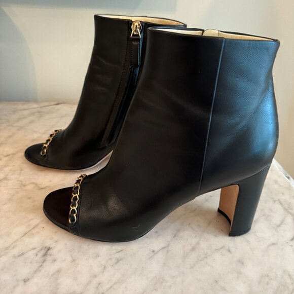 Chanel Open Toe Ankle Boots - Picture 5 of 6